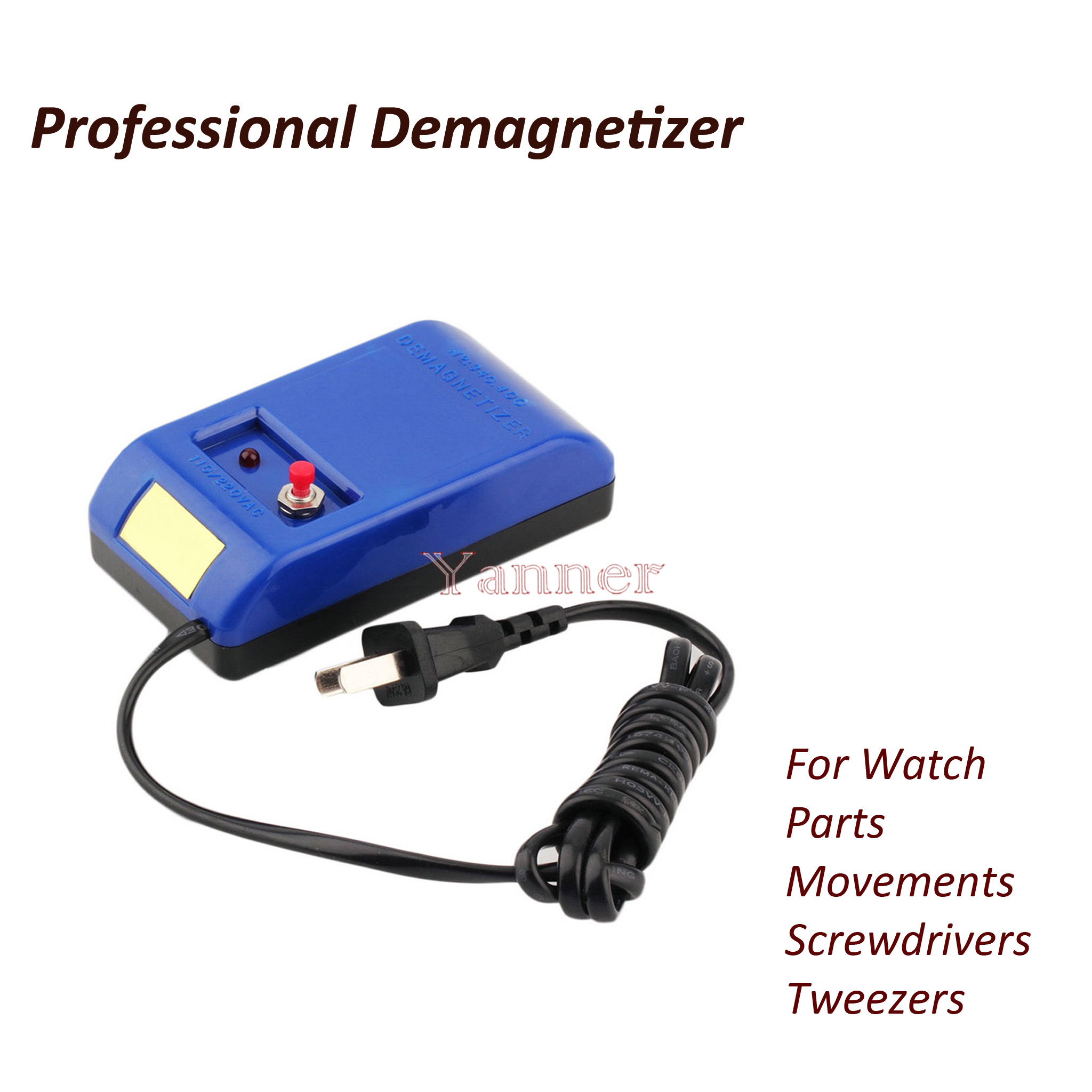 Watch Demagnetizer Electrical Repair - Электрический размагничиватель (вилка EU и US)
