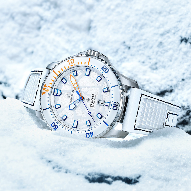 Titanium Automatic Watch 300M Sapphire - Мужские автоматические механические часы Seagull Ocean