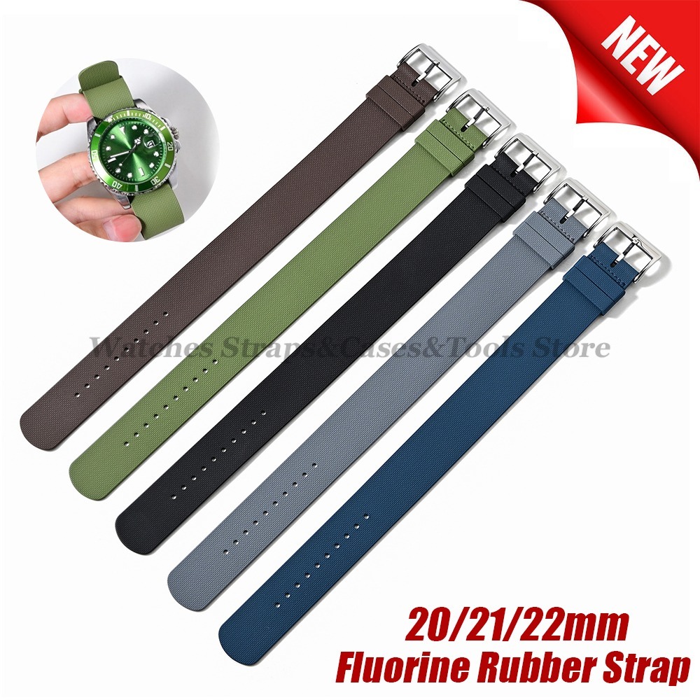 Fkm Rubber Dive Watch Strap 20Mm - Новый спортивный модный ремешок для часов