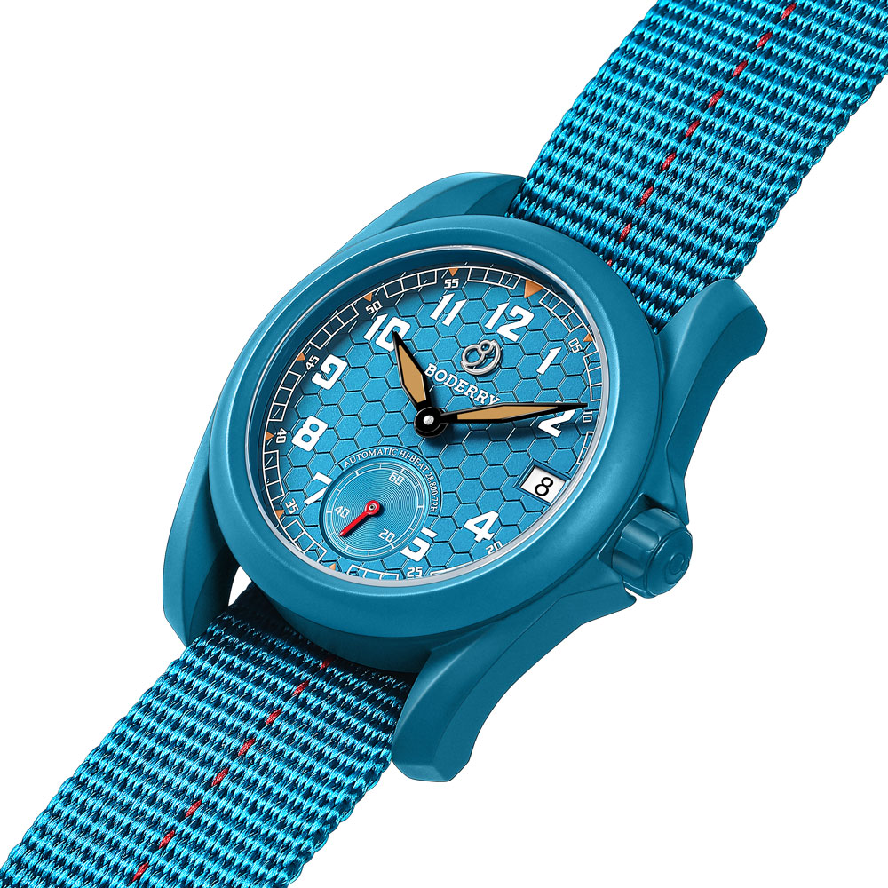 BODERRY мужские полевые часы т – обзор и цена Field Watch Titanium 100M Sapphire