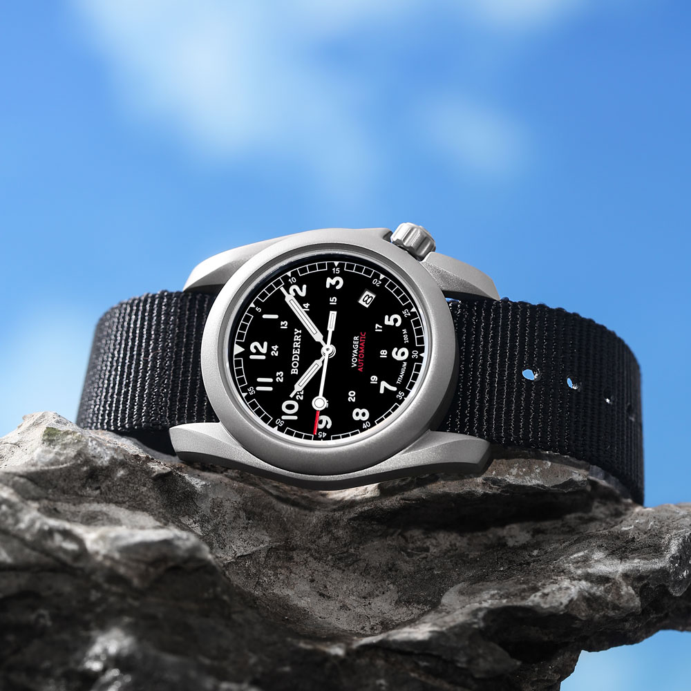 Мужские легкие полевые часы Bo – обзор и цена Field Watch Titanium 100M Sapphire