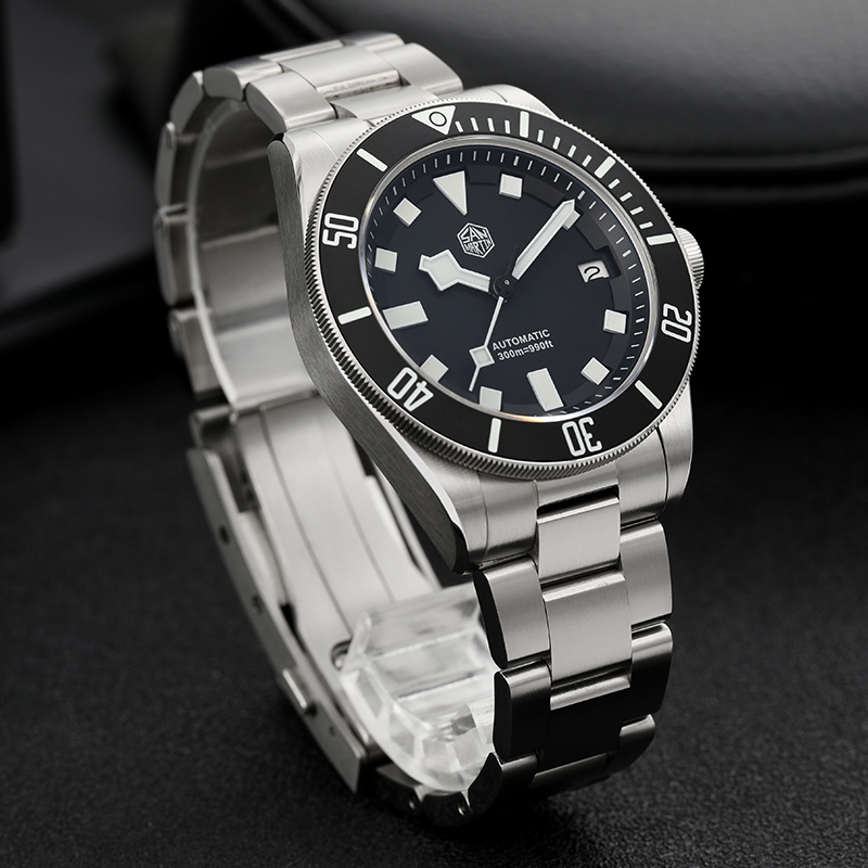    Титановые часы San Martin  – обзор и цена Titanium Automatic Watch 300M Sapphire
