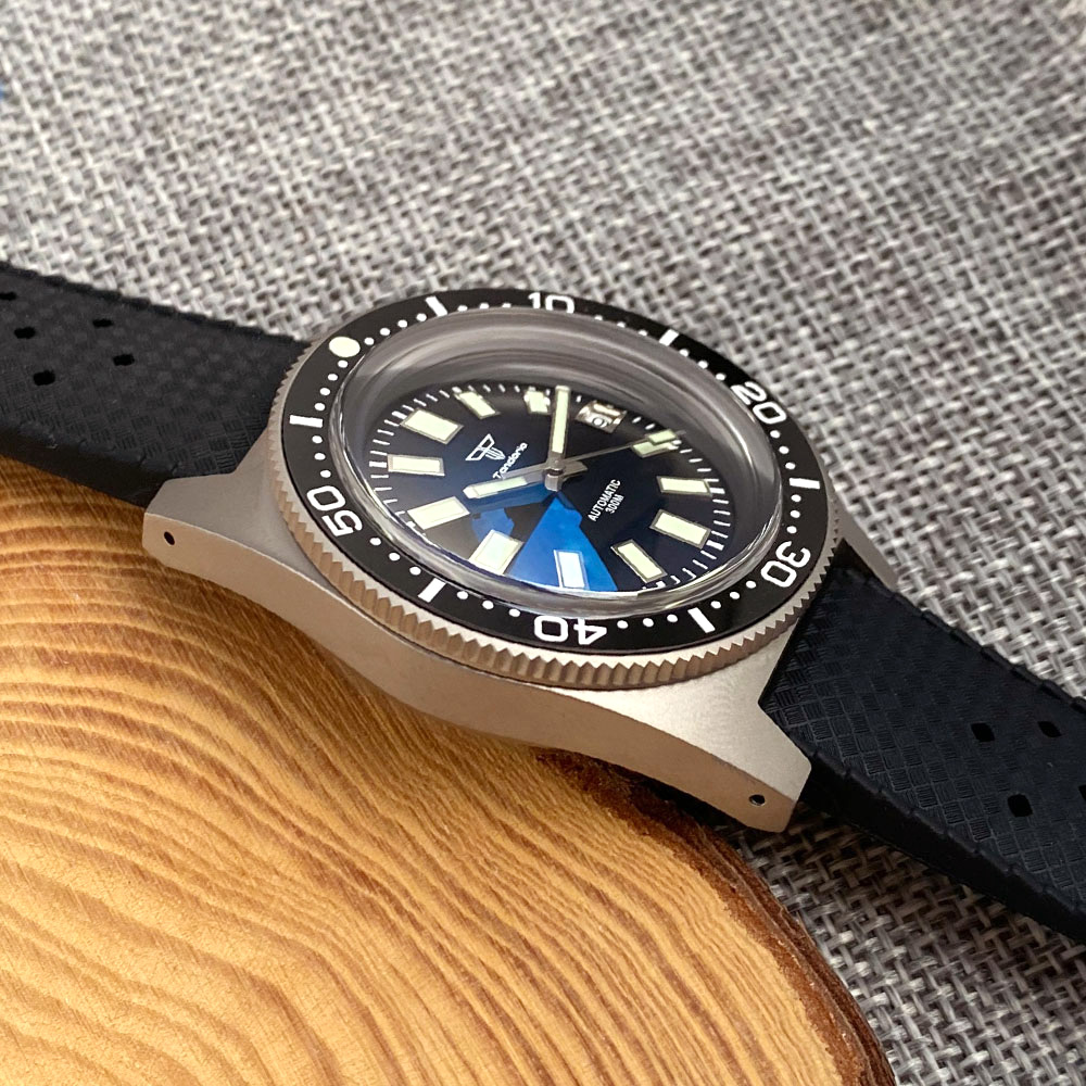 Новые 62MAS Tandorio 41 мм тит – обзор и цена Titanium Automatic Watch 300M Sapphire