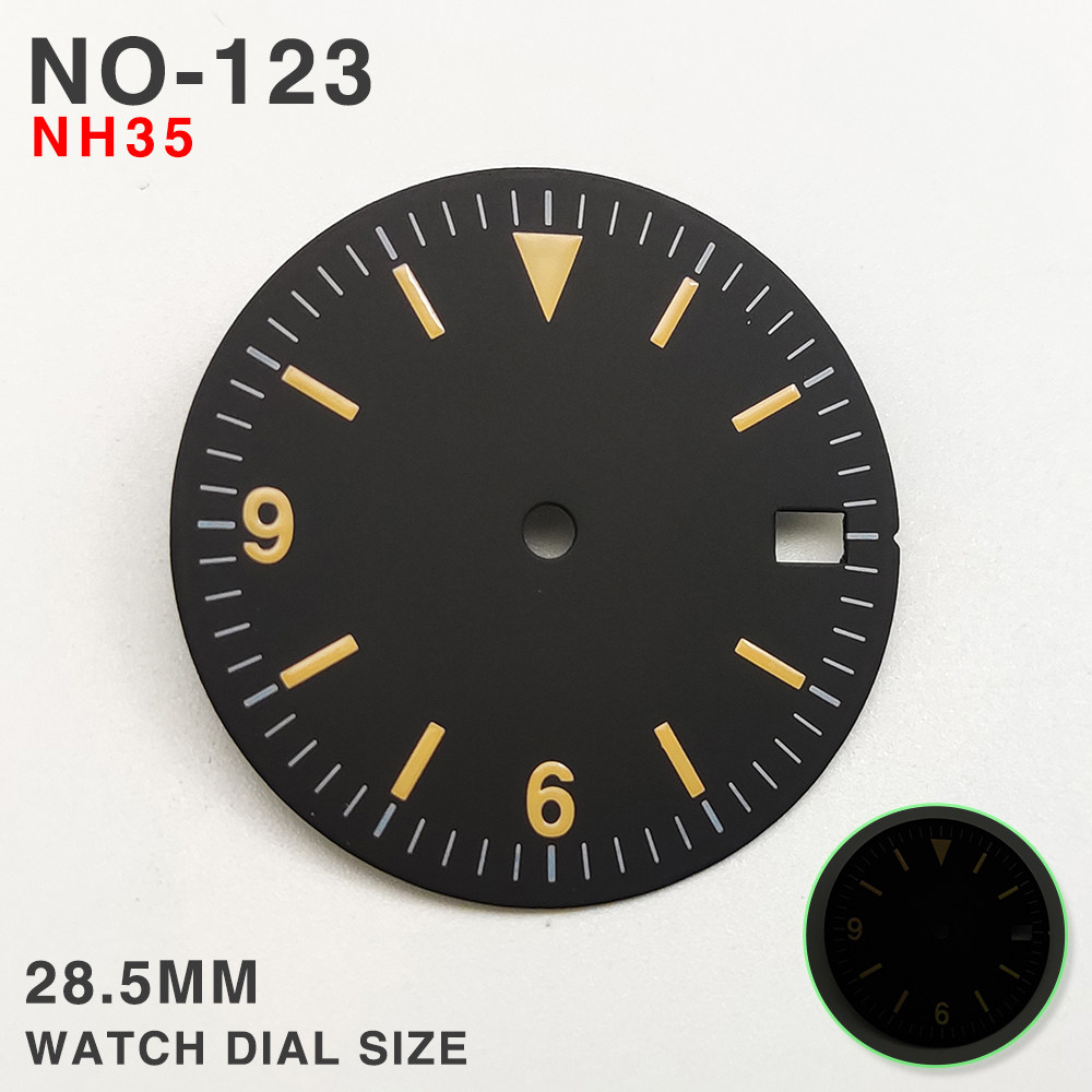 Циферблат 28,5 мм, розовый, с  – обзор и цена Watch Dial Custom Sterile 28.5Mm