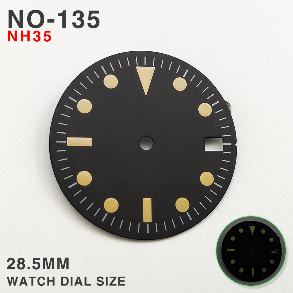 Циферблат 28,5 мм, розовый, с  – обзор и цена Watch Dial Custom Sterile 28.5Mm