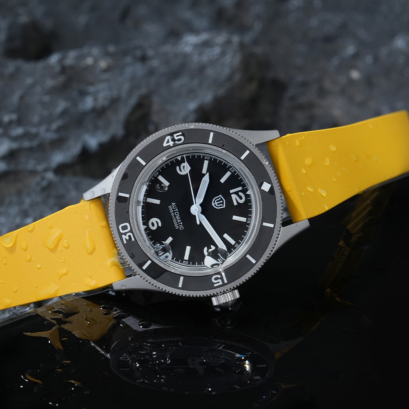 Новый резиновый ремешок для ча – обзор и цена Fkm Rubber Dive Watch Strap 20Mm