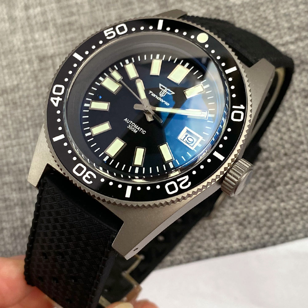 Tandorio 41 мм Титановые часы  – обзор и цена Titanium Automatic Watch 300M Sapphire