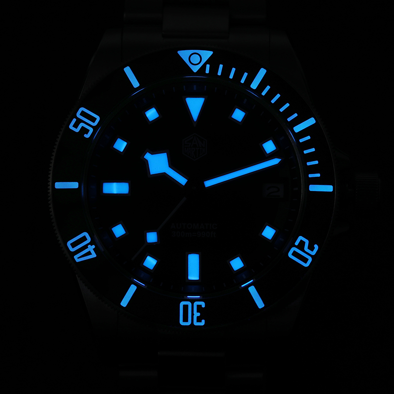 San Martin SN0121T – автоматич – обзор и цена Titanium Automatic Watch 300M Sapphire