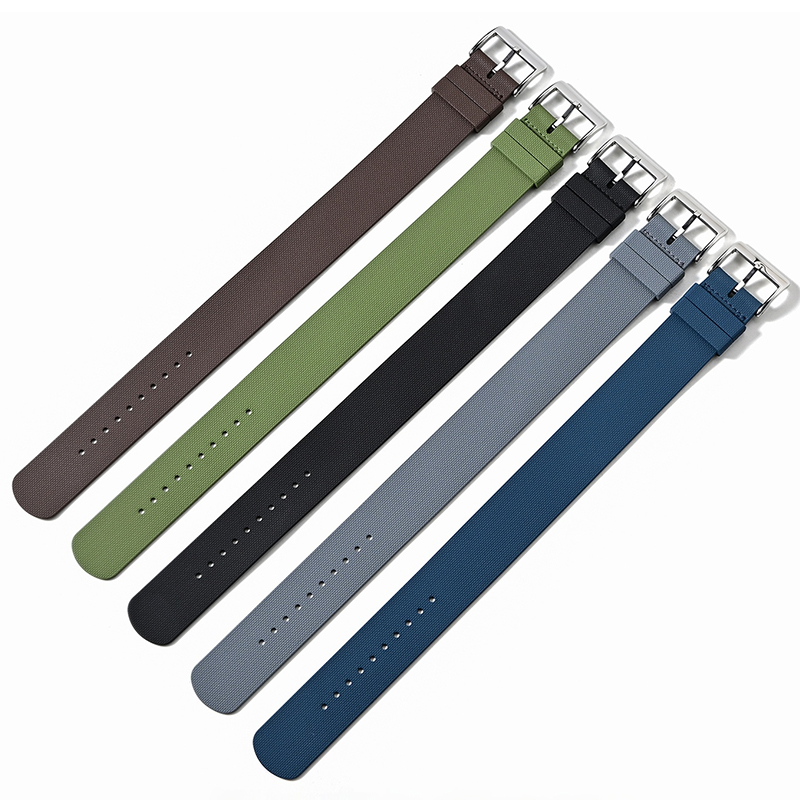 Ремешок из фторкаучука 20 мм,  – обзор и цена Fkm Rubber Dive Watch Strap 20Mm