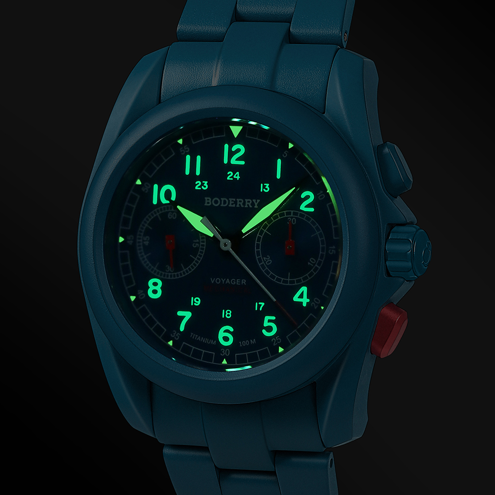Мужские наручные часы Boderry  – обзор и цена Field Watch Titanium 100M Sapphire