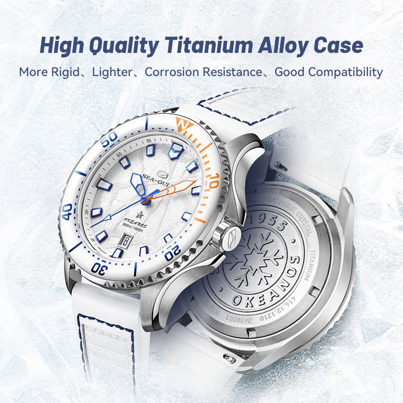 Мужские автоматические механич – обзор и цена Titanium Automatic Watch 300M Sapphire