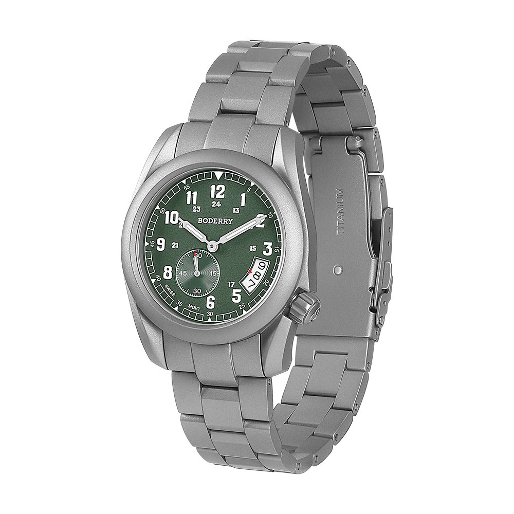 Наручные часы Boderry VOYAGER  – обзор и цена Field Watch Titanium 100M Sapphire