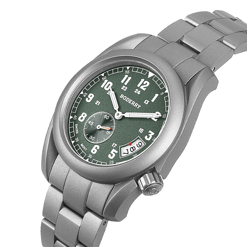 Наручные часы Boderry VOYAGER  – обзор и цена Field Watch Titanium 100M Sapphire