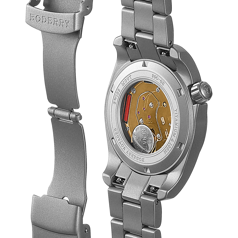 Наручные часы Boderry VOYAGER  – обзор и цена Field Watch Titanium 100M Sapphire