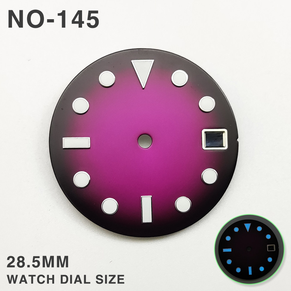 Циферблат 28,5 мм, черно-фиоле – обзор и цена Watch Dial Custom Sterile 28.5Mm