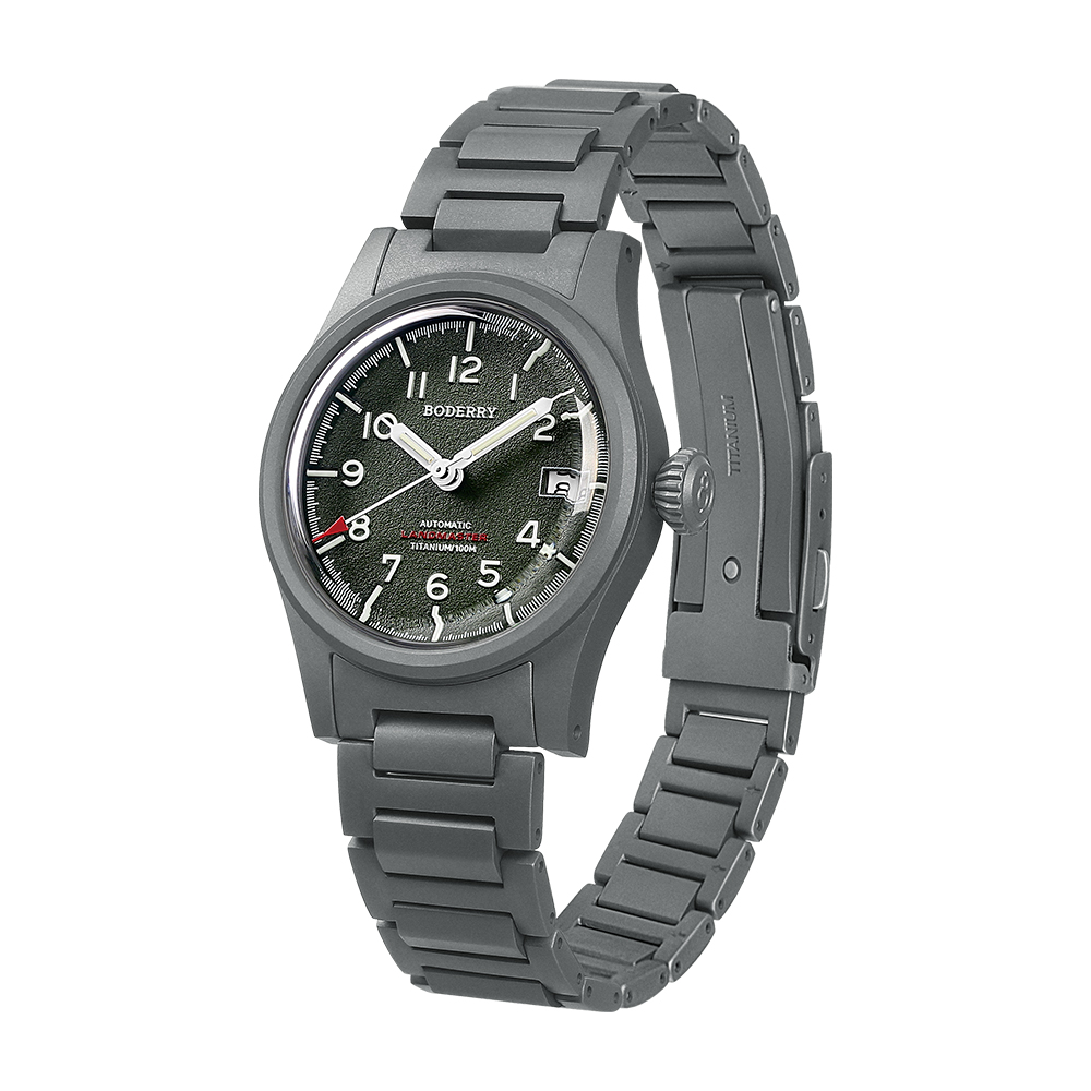 Наручные часы Boderry LANDMAST – обзор и цена Field Watch Titanium 100M Sapphire