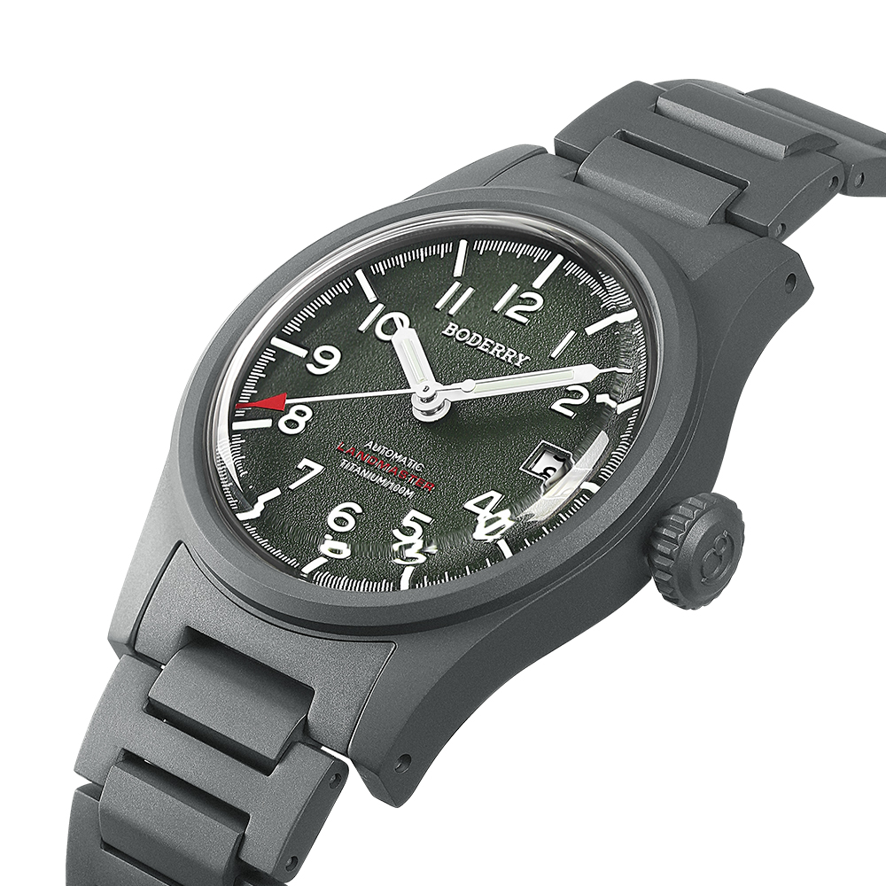 Наручные часы Boderry LANDMAST – обзор и цена Field Watch Titanium 100M Sapphire