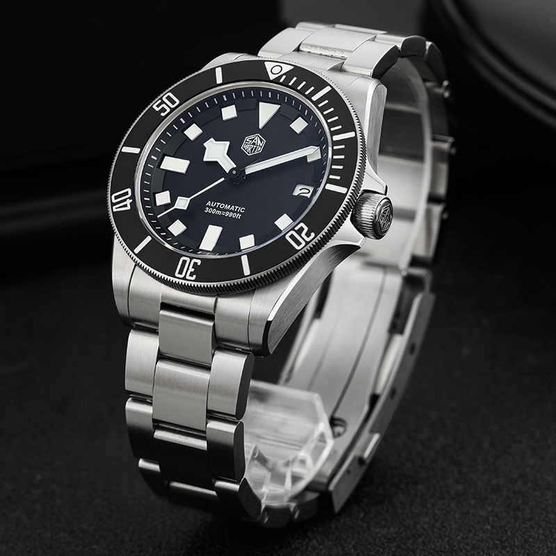 Часы для дайвинга San Martin S – обзор и цена Titanium Automatic Watch 300M Sapphire