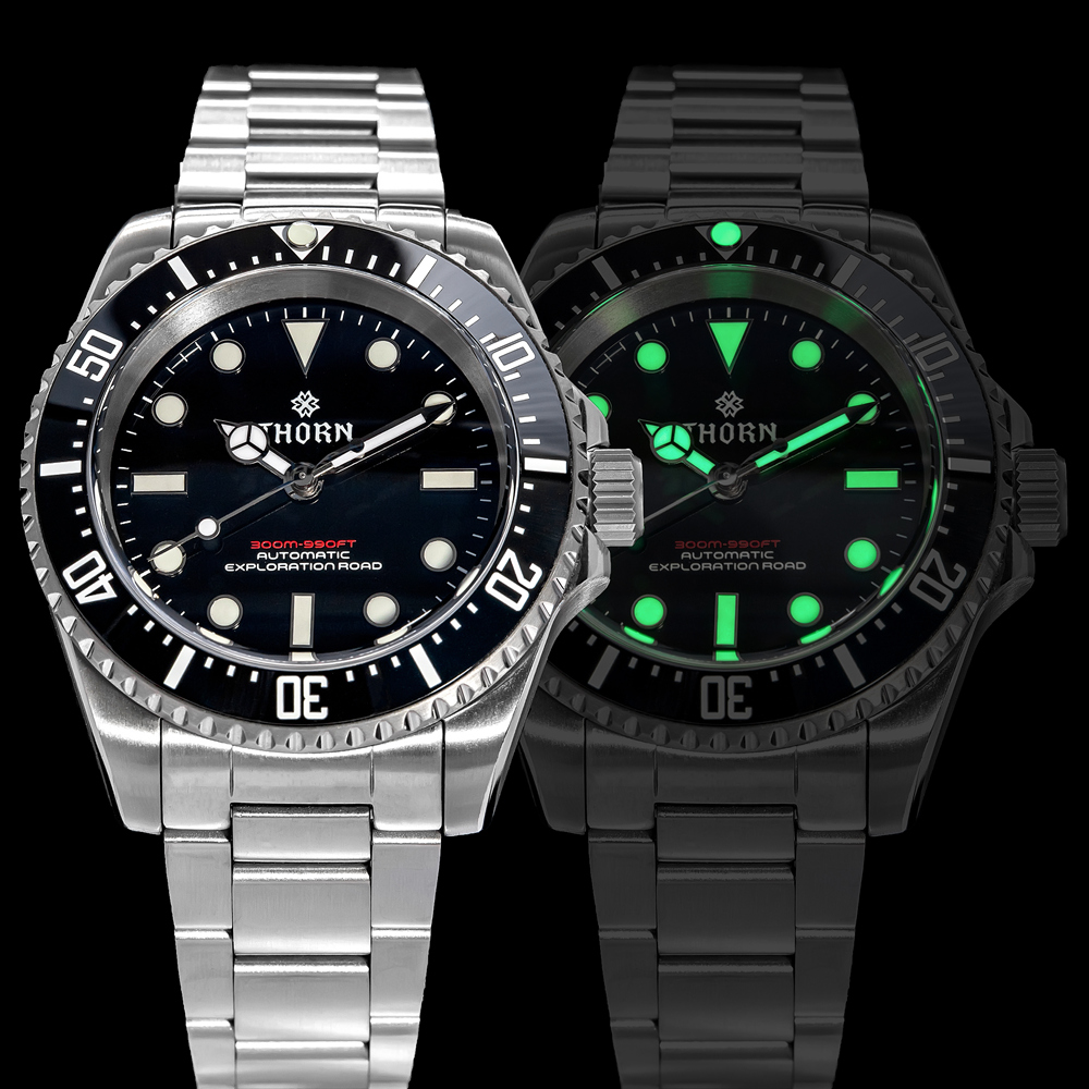 THORN SHY037 – автоматические  – обзор и цена Titanium Automatic Watch 300M Sapphire