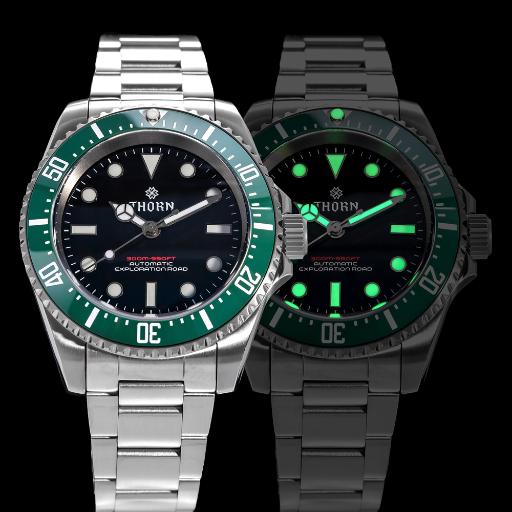 THORN SHY037 – автоматические  – обзор и цена Titanium Automatic Watch 300M Sapphire