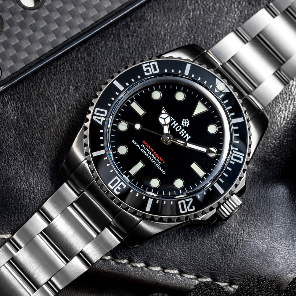THORN SHY037 – автоматические  – обзор и цена Titanium Automatic Watch 300M Sapphire