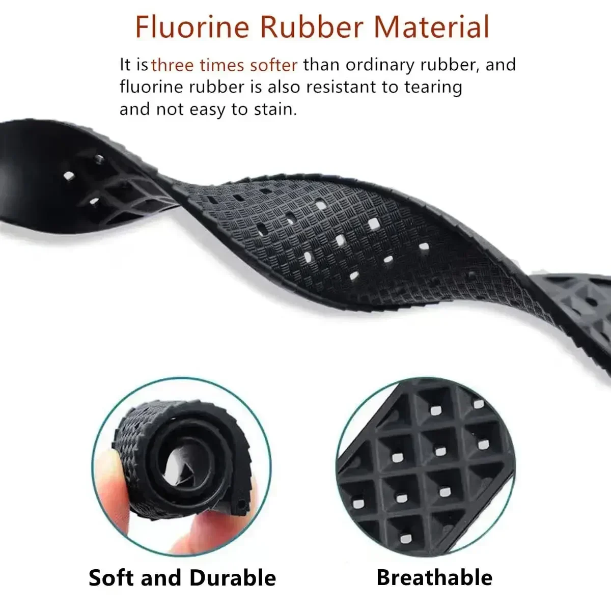 Ремешок для часов FKM 20 мм 22 – обзор и цена Fkm Rubber Dive Watch Strap 20Mm