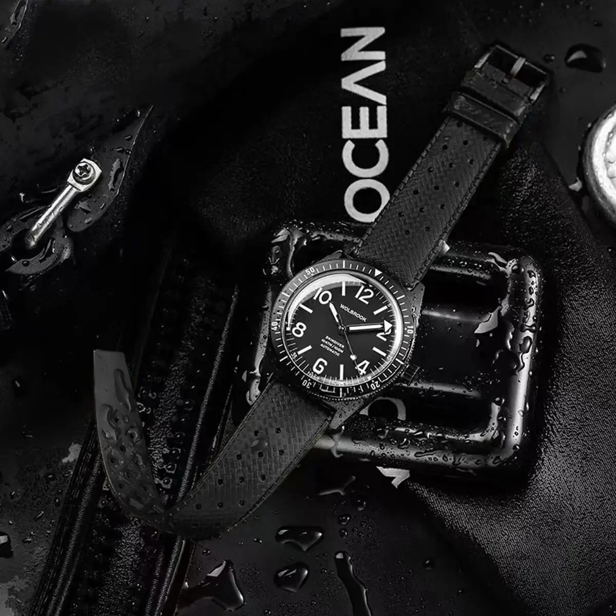 Ремешок для часов FKM 20 мм 22 – обзор и цена Fkm Rubber Dive Watch Strap 20Mm