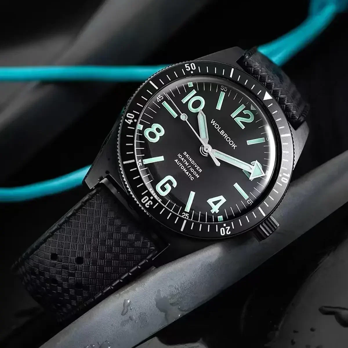 Ремешок для часов FKM 20 мм 22 – обзор и цена Fkm Rubber Dive Watch Strap 20Mm