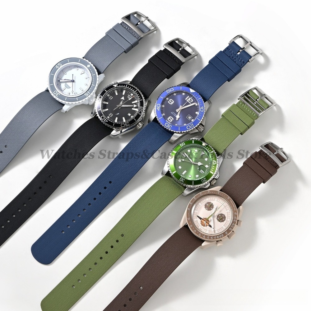 Новый спортивный модный ремешо – обзор и цена Fkm Rubber Dive Watch Strap 20Mm