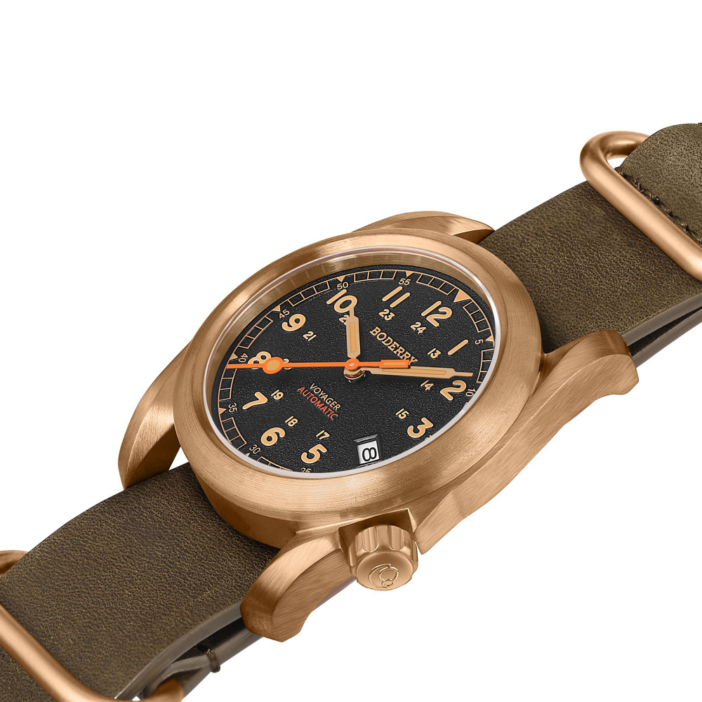 Часы Boderry Field, бронзовый  – обзор и цена Field Watch Titanium 100M Sapphire