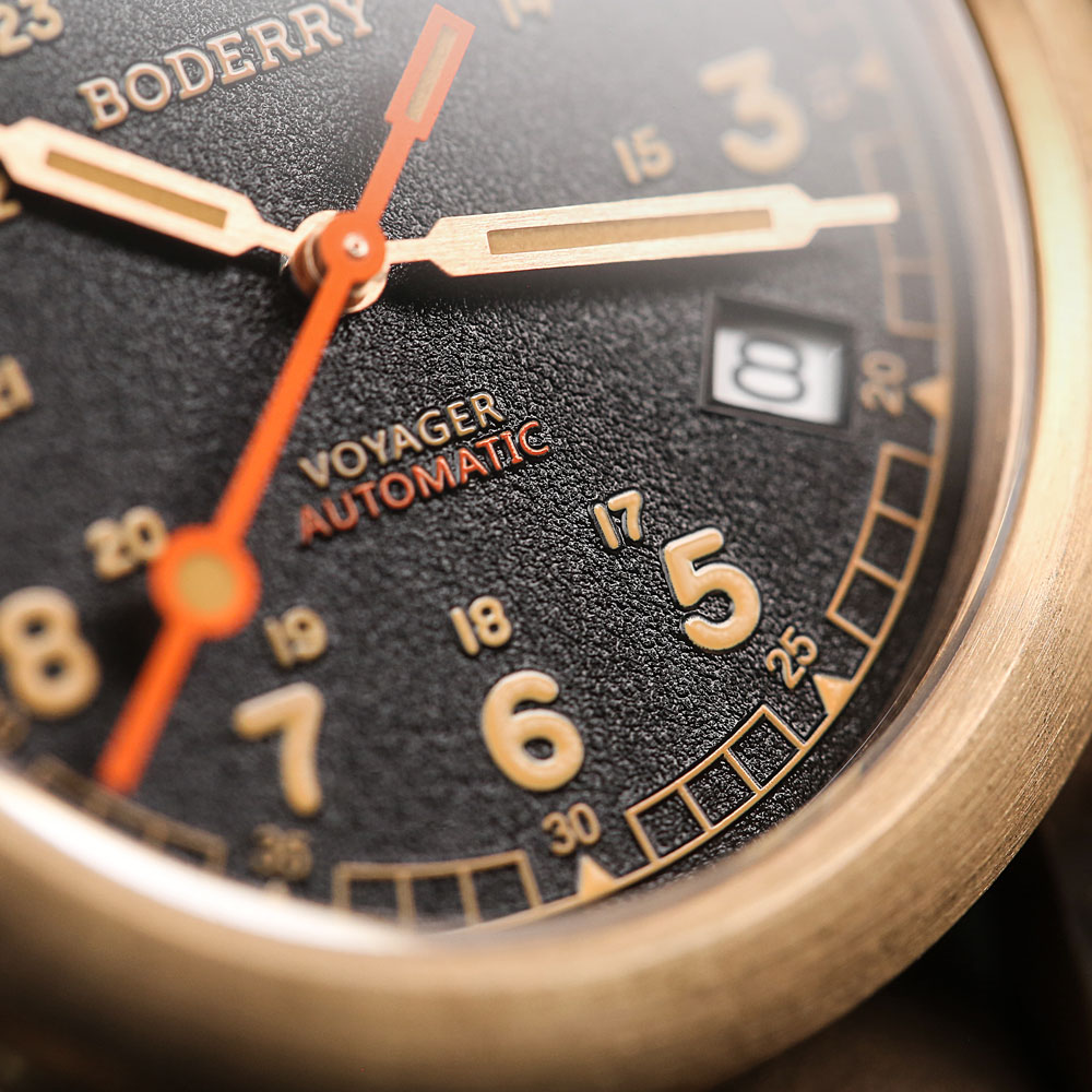 Часы Boderry Field, бронзовый  – обзор и цена Field Watch Titanium 100M Sapphire