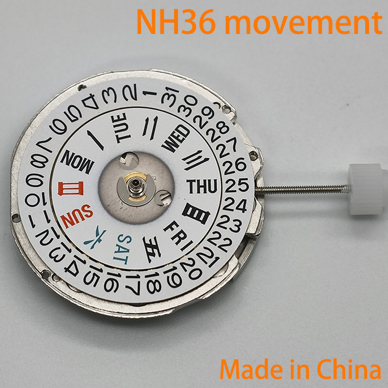 Китайский механизм NH35 NH36 с – обзор и цена Watch Movement Automatic Nh35A Nh36A