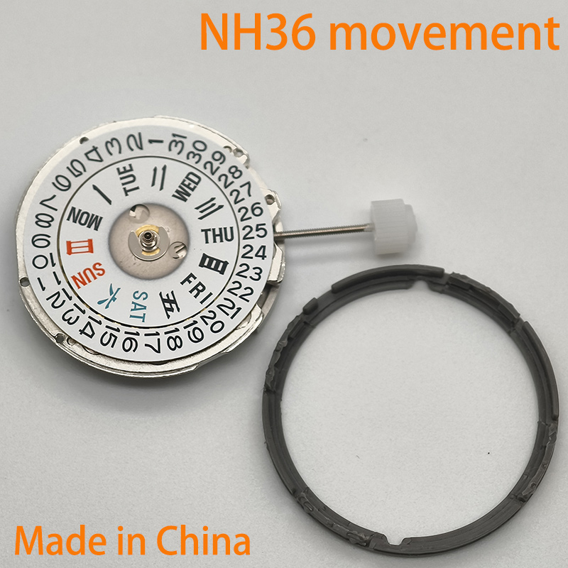 Китайский механизм NH35 NH36 с – обзор и цена Watch Movement Automatic Nh35A Nh36A
