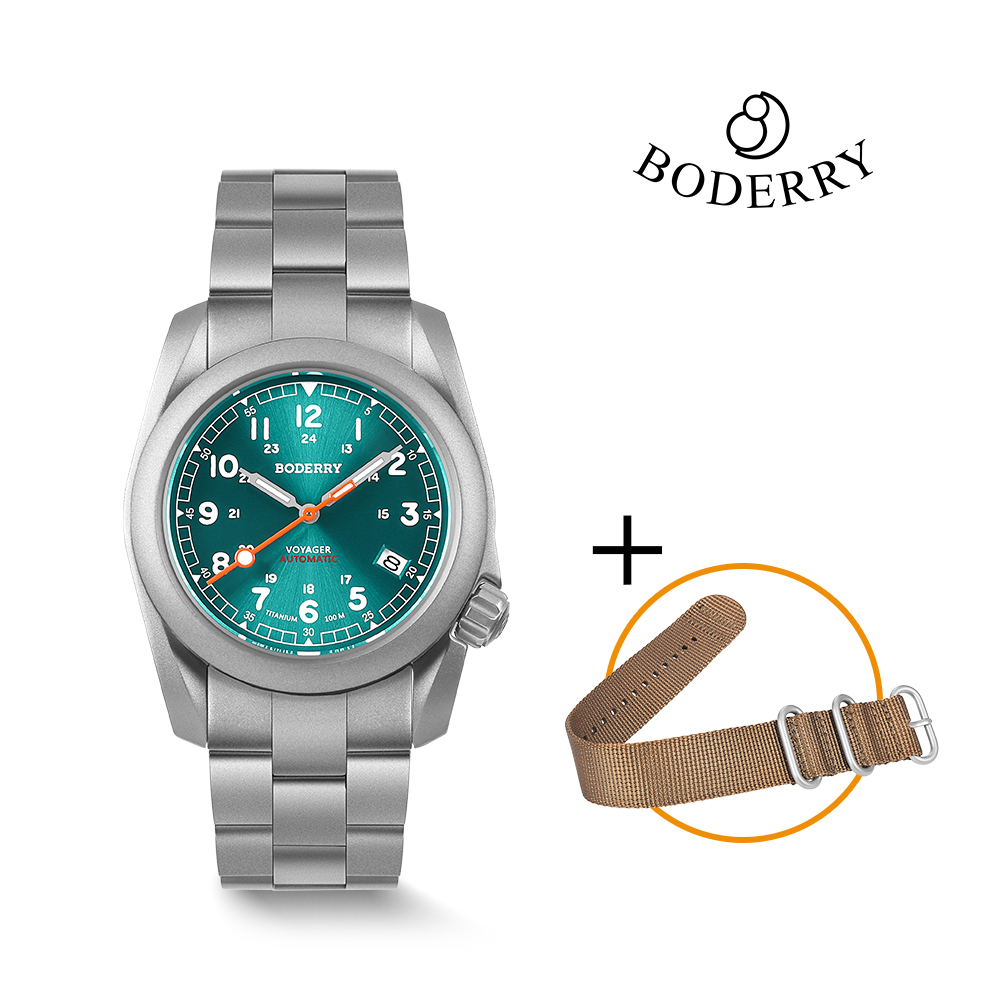 Наручные часы Boderry Field из – обзор и цена Field Watch Titanium 100M Sapphire