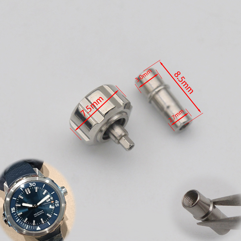 Завинчивающаяся заводная голов – обзор и цена Watch Crown Screw Down Replacement