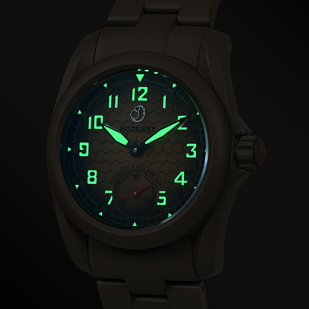 Наручные часы BODERRY Field Wa – обзор и цена Field Watch Titanium 100M Sapphire