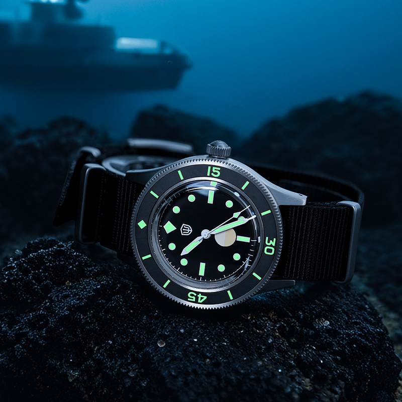 Watchdives WD50Ti Часы для дай – обзор и цена Titanium Automatic Watch 300M Sapphire