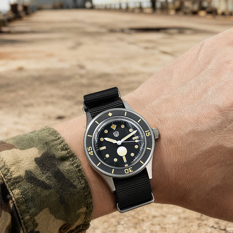 Watchdives WD50Ti Часы для дай – обзор и цена Titanium Automatic Watch 300M Sapphire